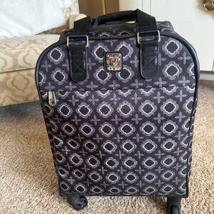 Brighton 22" Carry-On Wheeled Suitcase – Navy & White Travel Luggage NWOT